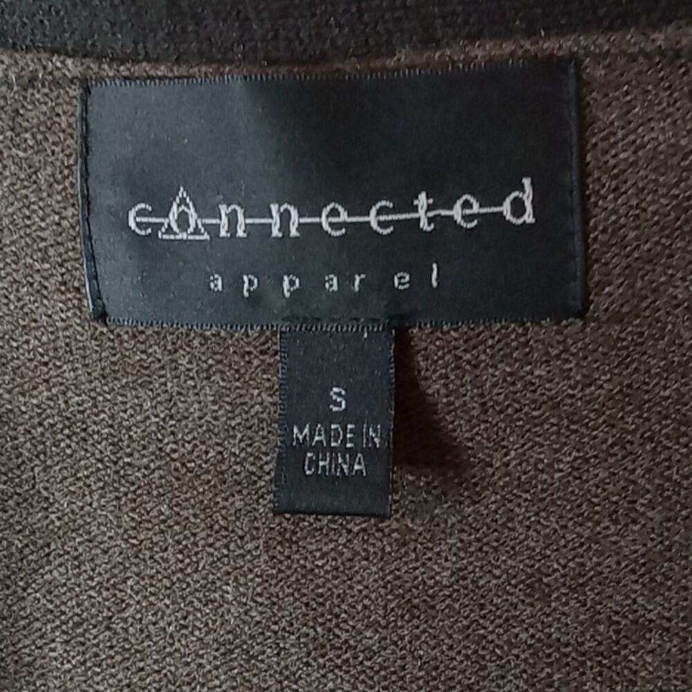 Connected women's size Small brown knit dress. - Picture 2 of 7